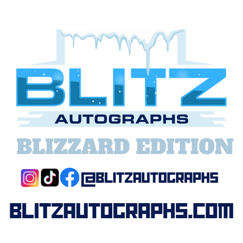 Blitz Autographs "Blizzard Edition" Full Size Helmets - 11-20pcs